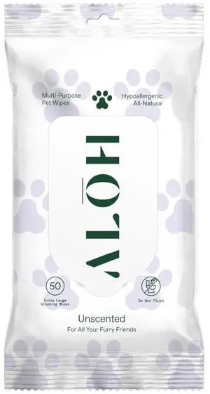 Hypoallergenic | All-Natural | Multi-Purpose Pet Wipes, Unscented 50ct Wipes Hypoallergenic | All-Natural | Multi-Purpose Pet Wipes, Unscented 50ct Wipes