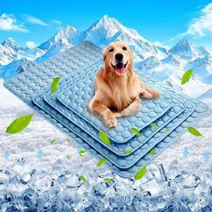 Dog Cooling Mat for Dogs Self Cooling, Summer Dog Cooling Pad for Small Medium Large Dogs Cats, Pet Ice Silk Blankets Sleeping Mat, Outdoor Dog Self Cooling Crate Mats Washable Portable Dog Cooling Mat for Dogs Self Cooling, Summer Dog Cooling Pad for Small Medium Large Dogs Cats, Pet Ice Silk Blankets Sleeping Mat, Outdoor Dog Self Cooling Crate Mats Washable Portable