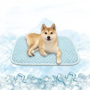 Dog Sleeping Pad & Pet Cooling Mat- Breathable Bubble Surface, EZ Clean. Keep Cooling for Pets, Kids and Adults in Summer.(BlueWhite, 28" x 22") Dog Sleeping Pad & Pet Cooling Mat- Breathable Bubble Surface, EZ Clean. Keep Cooling for Pets, Kids and Adults in Summer.(BlueWhite, 28" x 22")
