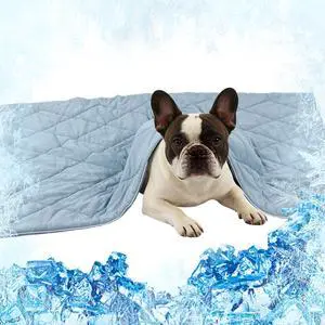 29x40in Cooling Blanket for Dogs - Machine Washable Soft Blanket with Q-MAX>0.4, Fits Small Medium Dogs Cats, Summer Cooling Mat for Dog Kennel Car Seat Indoor Furniture Couch Sofa Protector 29x40in Cooling Blanket for Dogs - Machine Washable Soft Blanket with Q-MAX>0.4, Fits Small Medium Dogs Cats, Summer Cooling Mat for Dog Kennel Car Seat Indoor Furniture Couch Sofa Protector
