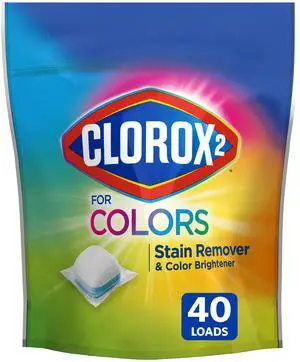 2 for Colors - Stain Remover and Color Brightener Packs, 40 Count (Packaging May Vary) 2 for Colors - Stain Remover and Color Brightener Packs, 40 Count (Packaging May Vary)