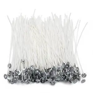 160Pcs 6 Inch Pre-Waxed Candle Wick, with Tabs, Low Smoke | Cotton Core, Ideal for Candle Making, Soy Wax, DIY Crafts, Gifts, Party Favors 160Pcs 6 Inch Pre-Waxed Candle Wick, with Tabs, Low Smoke | Cotton Core, Ideal for Candle Making, Soy Wax, DIY Crafts, Gifts, Party Favors