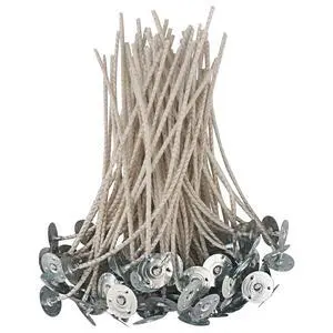 CD Series Wicks for Soy Candles - 100pcs CD 22 6" Pretabbed Cotton & Paper Wicks for Candle Making CD Series Wicks for Soy Candles - 100pcs CD 22 6" Pretabbed Cotton & Paper Wicks for Candle Making