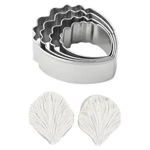 Peony Flower Mold Fondant Cutter Kit with Veiner Tools 4pcs Stainless Steel Petal Cutters 2pcs Sugar Veining Mold Clay Baking Molds for Gumpaste Flowers Drying and Cake Making Decorations Peony Flower Mold Fondant Cutter Kit with Veiner Tools 4pcs Stainless Steel Petal Cutters 2pcs Sugar Veining Mold Clay Baking Molds for Gumpaste Flowers Drying and Cake Making Decorations