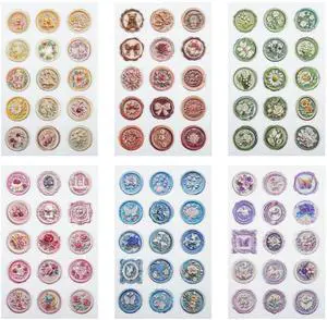 90PCS Pre-Made Envelope Seal Stickers, Classic Vintage Theme Waterproof Self-Adhesive Stickers for Wedding Invitations, Birthday Gift Wrapping, Scrapbook & Journal Decoration (90PCS Classic Vintage) 90PCS Pre-Made Envelope Seal Stickers, Classic Vintage Theme Waterproof Self-Adhesive Stickers for Wedding Invitations, Birthday Gift Wrapping, Scrapbook & Journal Decoration (90PCS Classic Vintage)