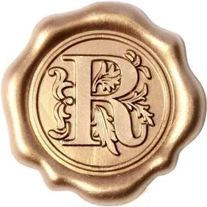 Antique Gold Initial Alphabet Adhesive Wax Seal Stickers, 50-Pack, Letter R | Decor for Thanksgiving cards, Gift wrap, Christmas Card, Wedding invitations, Party invitation, Envelope, Seat Card, Menu Antique Gold Initial Alphabet Adhesive Wax Seal Stickers, 50-Pack, Letter R | Decor for Thanksgiving cards, Gift wrap, Christmas Card, Wedding invitations, Party invitation, Envelope, Seat Card, Menu