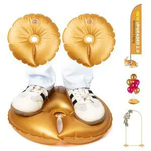 2 Pack Golden Balloon Arch Weights, Water Weight Bags for Balloon Arch | Water Bags for Weight, 15" Upgraded Thickened Openable Water Fillable Base for Wedding Party Birthday Graduation Decor 2 Pack Golden Balloon Arch Weights, Water Weight Bags for Balloon Arch | Water Bags for Weight, 15" Upgraded Thickened Openable Water Fillable Base for Wedding Party Birthday Graduation Decor
