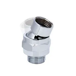 Shower Head Swivel Ball Adapter - Solid Brass Shower Connector Ball Joint Adjustable Universal Shower Arm Extension Component (Chrome Finish) Shower Head Swivel Ball Adapter - Solid Brass Shower Connector Ball Joint Adjustable Universal Shower Arm Extension Component (Chrome Finish)