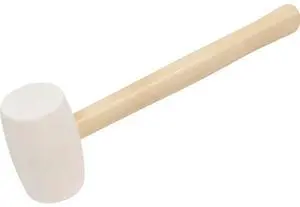 61613 16 oz. White Rubber Tile Tapping Mallet 61613 16 oz. White Rubber Tile Tapping Mallet