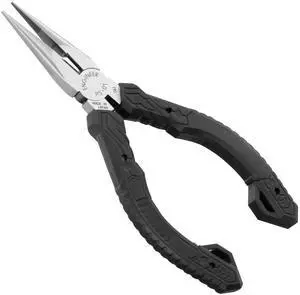 141mm Precision Mini Long Nose Pliers (Serrated Jaws) Professional Grade ESD Safe Grip Carbon Steel Needle Nose Tip. Made in Japan. PS-01 141mm Precision Mini Long Nose Pliers (Serrated Jaws) Professional Grade ESD Safe Grip Carbon Steel Needle Nose Tip. Made in Japan. PS-01