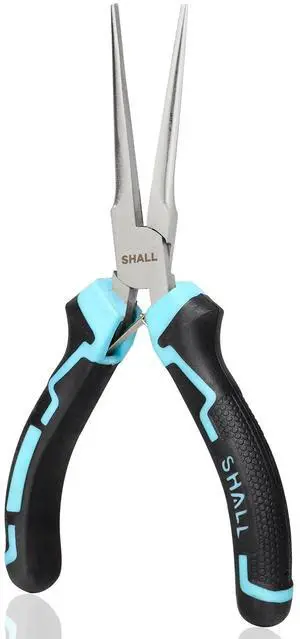 6" Mini Needle Nose Pliers, Long Nose Pliers w/Comfort Grip Handles & Non-Serrated Drop Forged Steel Jaws, Small Needle Nose Pliers for Jewelry Making, Wire Wrapping, Crafts, Electronic Repair 6" Mini Needle Nose Pliers, Long Nose Pliers w/Comfort Grip Handles & Non-Serrated Drop Forged Steel Jaws, Small Needle Nose Pliers for Jewelry Making, Wire Wrapping, Crafts, Electronic Repair