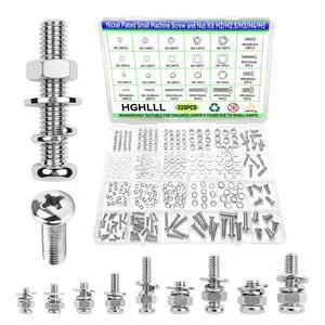 320 Pcs Small Metric Machine Screws Assortment Kit - M2/M2.5/M3/M4/M5 Assorted Nuts and Bolts, Lock & Flat Washers for Electronics, RC Models, DIY Projects 320 Pcs Small Metric Machine Screws Assortment Kit - M2/M2.5/M3/M4/M5 Assorted Nuts and Bolts, Lock & Flat Washers for Electronics, RC Models, DIY Projects
