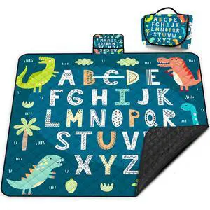 Extra Large Picnic Blanket Waterproof,80"x 80"Foldable Machine Washable Beach Blankets,Outdoor Blanket for 6-8 Adults,Picnic Mat Suitable for Indoor Crawling,Park Beach,Camping,Hiking,Travel( Blue) Extra Large Picnic Blanket Waterproof,80"x 80"Foldable Machine Washable Beach Blankets,Outdoor Blanket for 6-8 Adults,Picnic Mat Suitable for Indoor Crawling,Park Beach,Camping,Hiking,Travel( Blue)