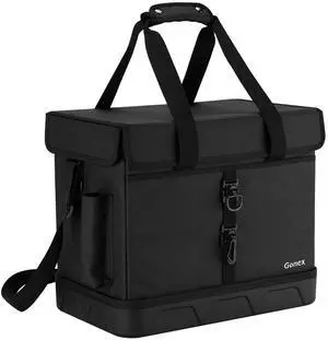 Camping Storage Bag 36L Collapsible Tote with Waterproof Bottom | PVC Waterproof Base, Camping Gear Storage, Detachable Pouches, Removable Liner, Outdoor Use Camping Storage Bag 36L Collapsible Tote with Waterproof Bottom | PVC Waterproof Base, Camping Gear Storage, Detachable Pouches, Removable Liner, Outdoor Use