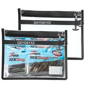 Fishing Gear Storage Bag Bait Storage Sealed Edges Waterproof Protection Durable and Sturdy Large Capacity PVC-Free Fishing Accessories Bag (A-2 Pack, Medium) Fishing Gear Storage Bag Bait Storage Sealed Edges Waterproof Protection Durable and Sturdy Large Capacity PVC-Free Fishing Accessories Bag (A-2 Pack, Medium)