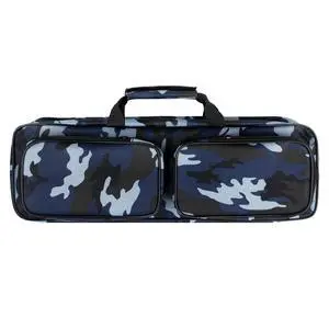 Fishing Tackle Carrier Bag with 2 Front Storage Pockets for Telescopic Rod | 17-inch Large Capacity Travel Fishing Carry Case Organizer Handbag for Collapsible Pole Tool Accessory Fishing Tackle Carrier Bag with 2 Front Storage Pockets for Telescopic Rod | 17-inch Large Capacity Travel Fishing Carry Case Organizer Handbag for Collapsible Pole Tool Accessory