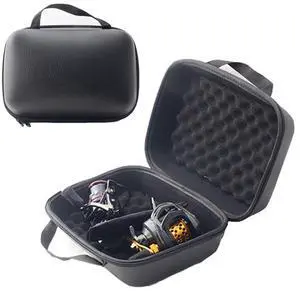 Fishing Reel Bag, Portable Shockproof Waterproof Fishing Reel Protective Case for Baitcasting Drum Spinning Raft Reels(Inner size: 10.23 * 6.69 * 5.11inches) Fishing Reel Bag, Portable Shockproof Waterproof Fishing Reel Protective Case for Baitcasting Drum Spinning Raft Reels(Inner size: 10.23 * 6.69 * 5.11inches)