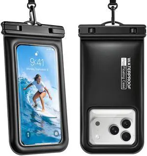 Floating Waterproof Phone Pouch 2 Pack, IP68 Dry Bag Up to 7.0" | Waterproof Phone Case fits All Smartphones, Floats in Water, Clear Underwater Shots for Beach Snorkel Cruise Kayak Floating Waterproof Phone Pouch 2 Pack, IP68 Dry Bag Up to 7.0" | Waterproof Phone Case fits All Smartphones, Floats in Water, Clear Underwater Shots for Beach Snorkel Cruise Kayak
