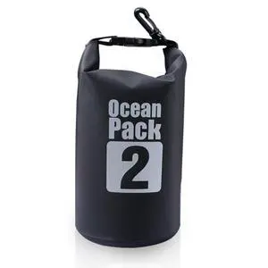 Dry Sack/Waterproof Bag for Boating, Kayaking, Hiking, Snowboarding, Camping, Rafting, Fishing and Backpacking (Black, 2L) Dry Sack/Waterproof Bag for Boating, Kayaking, Hiking, Snowboarding, Camping, Rafting, Fishing and Backpacking (Black, 2L)