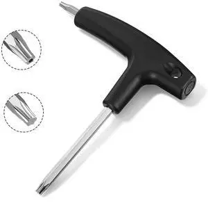 Golf Torque Wrench, 2-in-1 T20 & T25 Dual Head Club Adjustment Tool, Black | Universal Golf Driver Tool For Shaft Adapter & Weights, Portable Dual Head Torque Wrench, Ideal For On-Course Adjustments Golf Torque Wrench, 2-in-1 T20 & T25 Dual Head Club Adjustment Tool, Black | Universal Golf Driver Tool For Shaft Adapter & Weights, Portable Dual Head Torque Wrench, Ideal For On-Course Adjustments