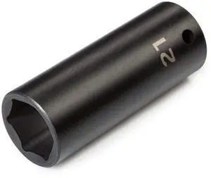 1/2 Inch Drive x 21 mm 6-Point Impact Socket | SID23121 | Deep 1/2 Inch Drive x 21 mm 6-Point Impact Socket | SID23121 | Deep