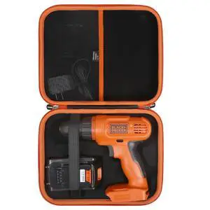 Case Compatible with BLACK+DECKER 20V MAX POWERCONNECT Power Drill Cordless Drill Driver Electric Screwdriver, Portable Storage Bag for Accessories (Case Only) Case Compatible with BLACK+DECKER 20V MAX POWERCONNECT Power Drill Cordless Drill Driver Electric Screwdriver, Portable Storage Bag for Accessories (Case Only)
