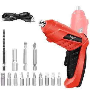 3.6V Electric Cordless Screwdriver Set, Mini Drill Set | Rechargeable Power Screwdriver with Bits, Ideal for Electronics Repair, Furniture Assembly & Household DIY Projects 3.6V Electric Cordless Screwdriver Set, Mini Drill Set | Rechargeable Power Screwdriver with Bits, Ideal for Electronics Repair, Furniture Assembly & Household DIY Projects