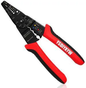 Wire Stripper, 3rd Generation Wire CrimpingTool, 8IN Professional Wire Strippers Cutter for Stripping, Cutting, Sharpening, Cable Cutting from 10-22 AWG Wire Stripper, 3rd Generation Wire CrimpingTool, 8IN Professional Wire Strippers Cutter for Stripping, Cutting, Sharpening, Cable Cutting from 10-22 AWG