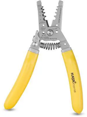 7 Inch Wire Stripper Wire Cutter, Electrical Wire Stripping Tool | Strips Thicker 6-12 AWG Wires, Shearing 8-32 Screws, Ideal for RV, Garage, Power Wiring and Heavy Gauge Electrical Projects 7 Inch Wire Stripper Wire Cutter, Electrical Wire Stripping Tool | Strips Thicker 6-12 AWG Wires, Shearing 8-32 Screws, Ideal for RV, Garage, Power Wiring and Heavy Gauge Electrical Projects