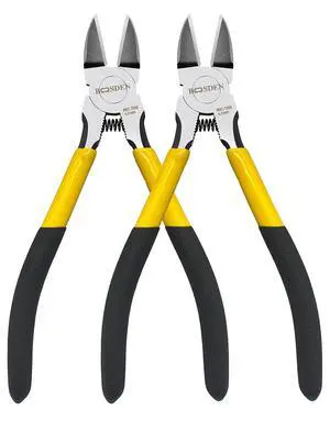 Wire Cutter 6.5 inch Cutting Pliers Diagonal Cutter Snipper 2 Pack | Spring Loaded Flush Cutter Dike for Crafting, Artificial Flower Jewelry Making, Flush Cut Pliers Floral Wire Cutter Dyke Snip Wire Cutter 6.5 inch Cutting Pliers Diagonal Cutter Snipper 2 Pack | Spring Loaded Flush Cutter Dike for Crafting, Artificial Flower Jewelry Making, Flush Cut Pliers Floral Wire Cutter Dyke Snip