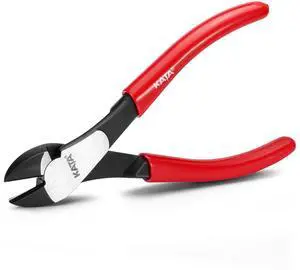 7 Inch High Leverage Diagonal Cutting Pliers, Heavy Duty Wire Cutters | Angled Head Sharp Diagonal Side Cutters for Soft Wire, Cable Ties, Copper Wire, Silver Jewelry Crafts and Home Repair Tasks 7 Inch High Leverage Diagonal Cutting Pliers, Heavy Duty Wire Cutters | Angled Head Sharp Diagonal Side Cutters for Soft Wire, Cable Ties, Copper Wire, Silver Jewelry Crafts and Home Repair Tasks