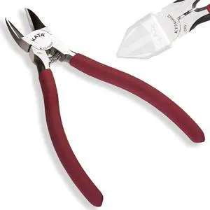 6 Inch Wire Cutters, Flush Side Cutters for 12 AWG Soft Wire, Crafting | Spring Loaded Metal Snipper, Diagonal Cutter Plier for Jewelry Making, Zip Ties, Floral Wire, Plastic Sprues, Home DIY Repair 6 Inch Wire Cutters, Flush Side Cutters for 12 AWG Soft Wire, Crafting | Spring Loaded Metal Snipper, Diagonal Cutter Plier for Jewelry Making, Zip Ties, Floral Wire, Plastic Sprues, Home DIY Repair