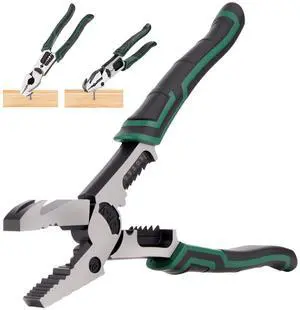 Heavy Duty Lineman Pliers,7-in-1 Multi-Tool with Wire Cutter, Crimper,Stripper & Nail Puller | 9"CRV Steel Combination Pliers for Gripping, Cutting, Stripping, Hammering | Multipurpose Hand Tools Heavy Duty Lineman Pliers,7-in-1 Multi-Tool with Wire Cutter, Crimper,Stripper & Nail Puller | 9"CRV Steel Combination Pliers for Gripping, Cutting, Stripping, Hammering | Multipurpose Hand Tools