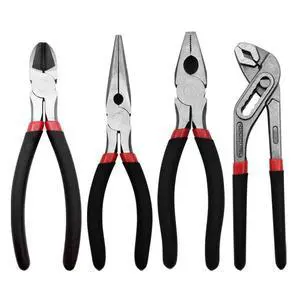 4 Pack 8 Inch Multi Tool Pliers, Cr-V Combination Pliers Set, Including Groove Joint Plier, Diagonal Cutting Plier, Needle Nose Plier, Linesman Plier for Basic Repair 4 Pack 8 Inch Multi Tool Pliers, Cr-V Combination Pliers Set, Including Groove Joint Plier, Diagonal Cutting Plier, Needle Nose Plier, Linesman Plier for Basic Repair
