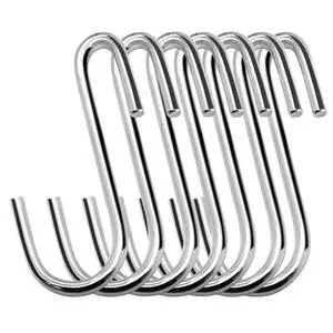 30 Pack 2.4 inches Heavy Duty S Hooks for Hanging, Pan Pot Holder Wire Shelves Rack Hooks for Hanging, S Shaped Hanger Metal Hooks for Kitchen Pots Utensils Jeans Clothes Bags Hats Towels Plants 30 Pack 2.4 inches Heavy Duty S Hooks for Hanging, Pan Pot Holder Wire Shelves Rack Hooks for Hanging, S Shaped Hanger Metal Hooks for Kitchen Pots Utensils Jeans Clothes Bags Hats Towels Plants
