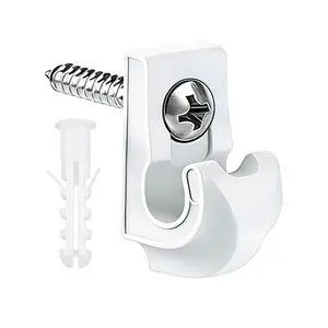 10 Sets String Light Hooks Outdoor Screw Hanger White | Plastic mounts with stainless steel fasteners, wall anchors for holiday decor, plants, patio wire hanging 10 Sets String Light Hooks Outdoor Screw Hanger White | Plastic mounts with stainless steel fasteners, wall anchors for holiday decor, plants, patio wire hanging