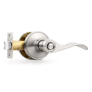Door Levers Brushed Nickel Privacy Door Handles Wave Style Keyless Door Handles Bed/Bathroom Interior Door Handles Door Levers Brushed Nickel Privacy Door Handles Wave Style Keyless Door Handles Bed/Bathroom Interior Door Handles