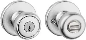 94002-870 Tylo Keyed Entry Knob with Smartkey Security In Satin Chrome 94002-870 Tylo Keyed Entry Knob with Smartkey Security In Satin Chrome