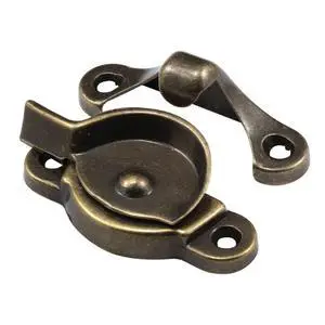 F 2653 Diecast Cam Action Window Sash Lock with Alignment Lugs, Mounting Holes 1-3/4 In. on Center, Antique Brass (Single Pack) F 2653 Diecast Cam Action Window Sash Lock with Alignment Lugs, Mounting Holes 1-3/4 In. on Center, Antique Brass (Single Pack)