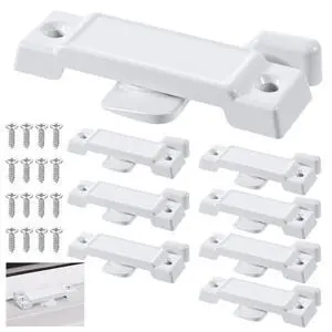8 Pack Window Sash Locks, 2-1/4 Mounting Hole Centers Sash Lock with Screws, Sliding Window Locks Replacement Broken for Vertical and Horizontal Sliding Windows Double Hung Windows(White) 8 Pack Window Sash Locks, 2-1/4 Mounting Hole Centers Sash Lock with Screws, Sliding Window Locks Replacement Broken for Vertical and Horizontal Sliding Windows Double Hung Windows(White)