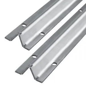72" in 2 Sections of 36" Sliding Glass Door Track with Pre-Drilled Holes and Screws, Heavy Duty V Bottom Track for Sliding Screen Doors 72" in 2 Sections of 36" Sliding Glass Door Track with Pre-Drilled Holes and Screws, Heavy Duty V Bottom Track for Sliding Screen Doors