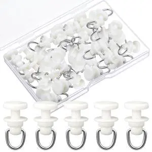 50 Pcs Curtain Track Gliders Roller Hooks Plastic Ceiling | Slider Hooks for Track Rails, Glider Replacement for Bedroom Shower Divider, Ceiling Parts for RV Garage Privacy 50 Pcs Curtain Track Gliders Roller Hooks Plastic Ceiling | Slider Hooks for Track Rails, Glider Replacement for Bedroom Shower Divider, Ceiling Parts for RV Garage Privacy