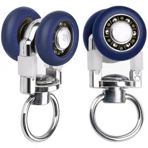 15 PCS 15mm Mute Wheel Curtain Track Glider Hooks | Stainless steel Wheel Rollers Track Rail Runner, Ball Pulley Windows Shower Curtain Tracks for Ceiling, Wall, Room Divider 15 PCS 15mm Mute Wheel Curtain Track Glider Hooks | Stainless steel Wheel Rollers Track Rail Runner, Ball Pulley Windows Shower Curtain Tracks for Ceiling, Wall, Room Divider