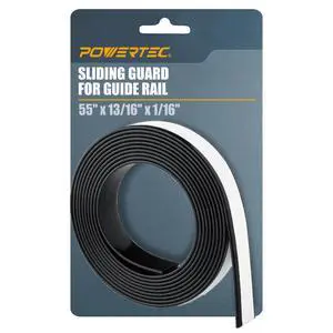 Track Saw Guide Rail Slide Strip, 55" Sliding Guard for POWERTEC Guide Rails, 1PK (71911) Track Saw Guide Rail Slide Strip, 55" Sliding Guard for POWERTEC Guide Rails, 1PK (71911)