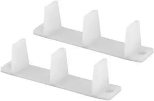 N 6563 Plastic Sliding Closet Door Guide for 1-3/8 Inch Thick Doors, Set of 2, White N 6563 Plastic Sliding Closet Door Guide for 1-3/8 Inch Thick Doors, Set of 2, White