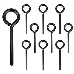 10 Pack 5/32 inch Standard Hex Dogging Key with Full Loop, Black Hex Dogging Key, Allen Key Sets Wrench Fit on Keychain Push Bar Panic Exit Device Key, Solid Metal 10 Pack 5/32 inch Standard Hex Dogging Key with Full Loop, Black Hex Dogging Key, Allen Key Sets Wrench Fit on Keychain Push Bar Panic Exit Device Key, Solid Metal