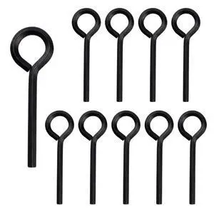 10 Pack 5/32 Inch Hex Dogging Key with Full Loop, Solid Metal Allen Wrench Door Key for Push Bar Panic Exit Devices, Keychain Compatible (Black) 10 Pack 5/32 Inch Hex Dogging Key with Full Loop, Solid Metal Allen Wrench Door Key for Push Bar Panic Exit Devices, Keychain Compatible (Black)