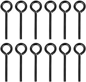 12pcs 5/32 inch Standard Hex Dogging Key with Full Loop, Black Solid Metal Allen Key Sets Wrench for Keychain Push Bar Panic Exit Device Key 12pcs 5/32 inch Standard Hex Dogging Key with Full Loop, Black Solid Metal Allen Key Sets Wrench for Keychain Push Bar Panic Exit Device Key