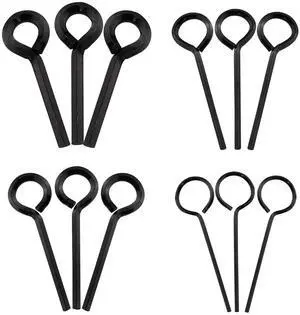 12 PCS Black Standard Hex Dogging Key with Full Loop(5/64in,1/8 inch, 5/32 inch, 7/32 inch), Metal Allen Wrench Set Door Key for Push Bar Panic Exit Device Panic Exit Equipment 12 PCS Black Standard Hex Dogging Key with Full Loop(5/64in,1/8 inch, 5/32 inch, 7/32 inch), Metal Allen Wrench Set Door Key for Push Bar Panic Exit Device Panic Exit Equipment