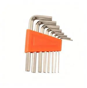 Hex Key Set, 8-Piece Metric Allen Wrench 1.5-6mm | Chrome Vanadium Steel, L-Shaped, For Furniture Bike Electronics Repair Hex Key Set, 8-Piece Metric Allen Wrench 1.5-6mm | Chrome Vanadium Steel, L-Shaped, For Furniture Bike Electronics Repair